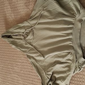 Young fabulous and broke cropped hoodie